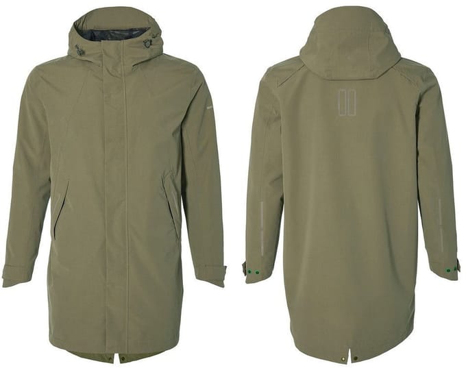 Basil Mosse Parka Regenjas Heren - Groen - Maat XXL