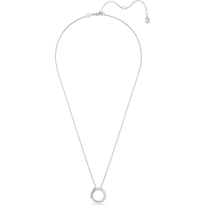 Swarovski 'Dextera' Dames Halsketting van Basismetaal - Zilver 5692737