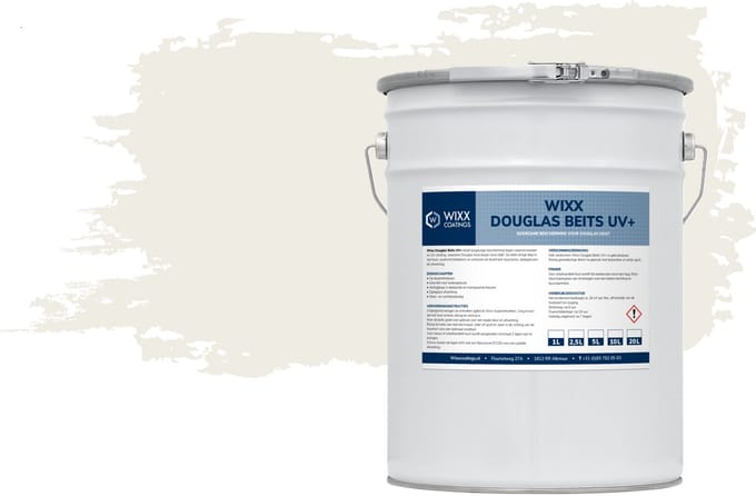 Wixx Douglasbeits UV+ - 2.5L - RAL 9010 | Zuiver Wit