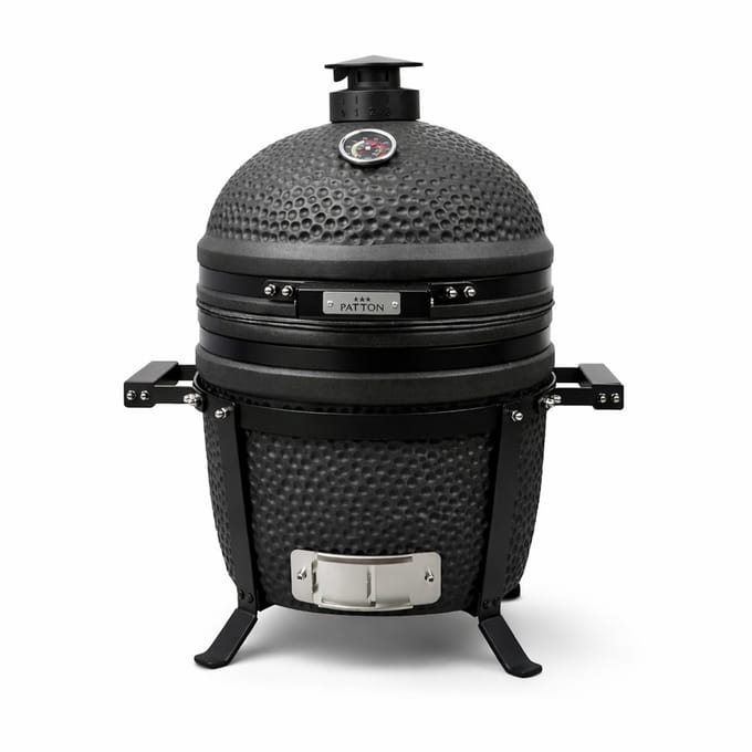Patton Premium Compact 15" Kamado - Rooster Ø33,5 cm - Matzwart