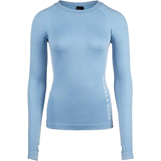 Gorilla Wear Selah Seamless Long Sleeve - Lichtblauw - M/L