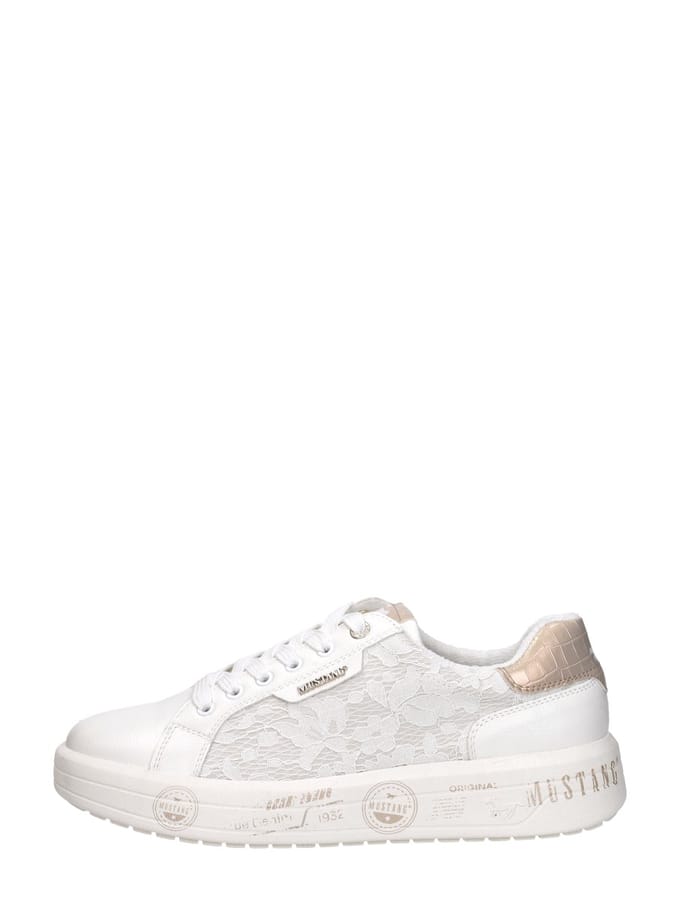 Mustang Sneakers Laag Sneakers Laag - wit - Maat 37