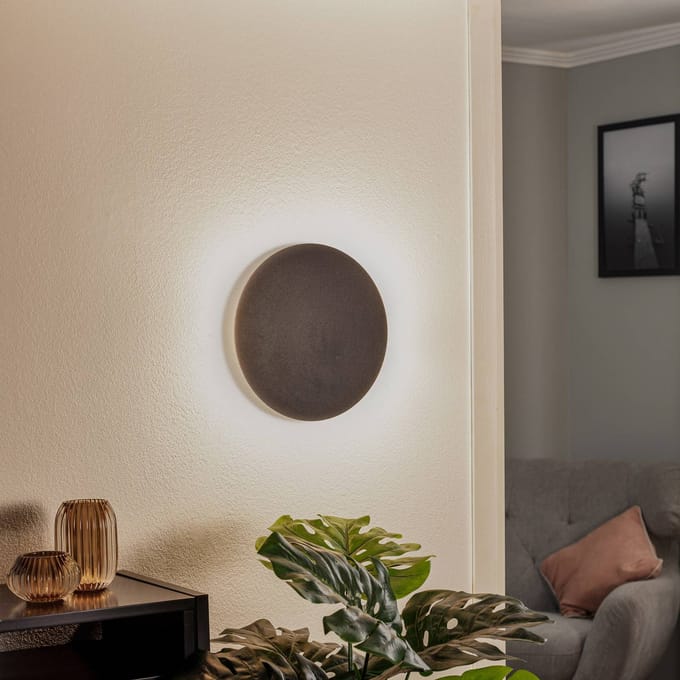 EMIBIG LIGHTING Wandlamp vorm 2, indirect lichtend, Ø 30 cm