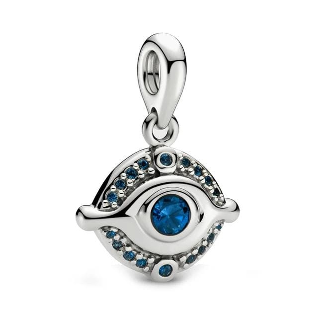 Métal Cuivre L'Œil de la Grèce L'Œil du Diable Pendentif Perle Composant Breloque Perle Composant Composant de Perle Compatible Avec Authentique Original