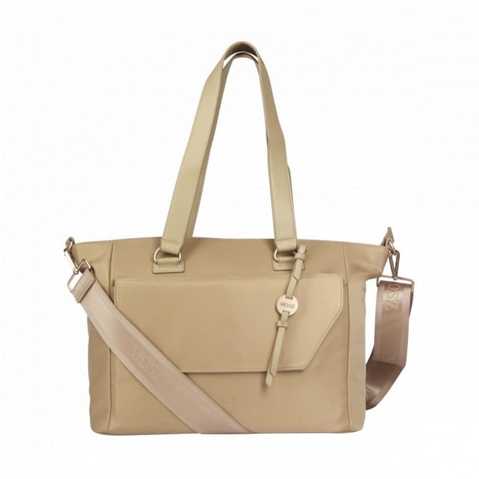 MŌSZ Laptoptas 15.6 inch nylon - Denise - Beige
