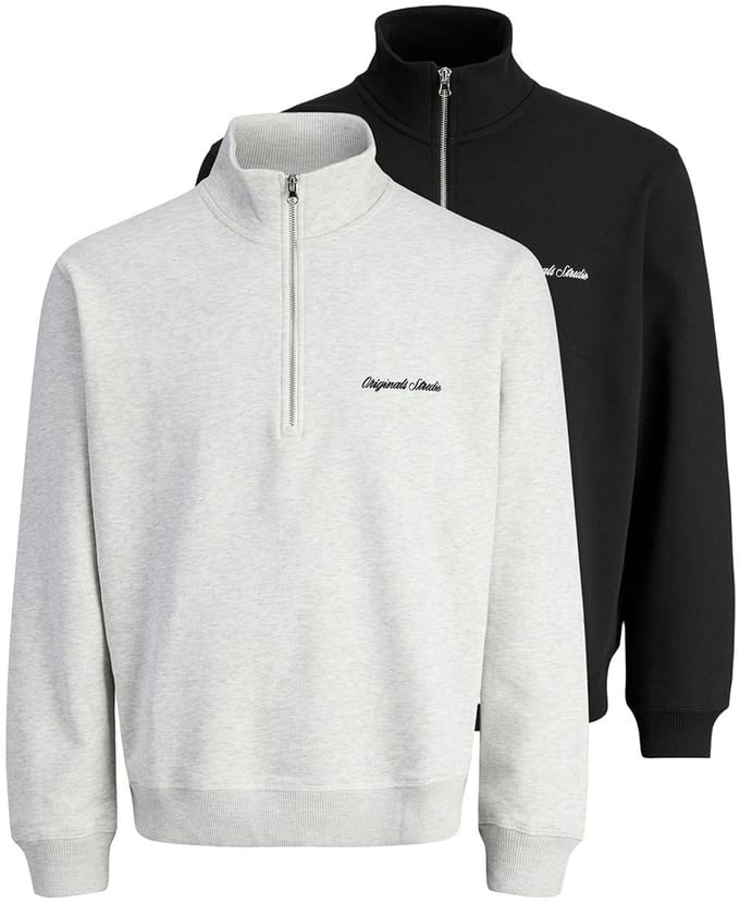 Jack & Jones Heren sweattroyer 2 pack Norrebro