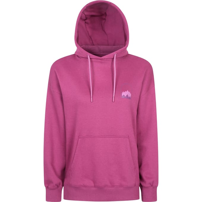 Mountain Warehouse Dames Mountain Scene Hoodie (Bessen)