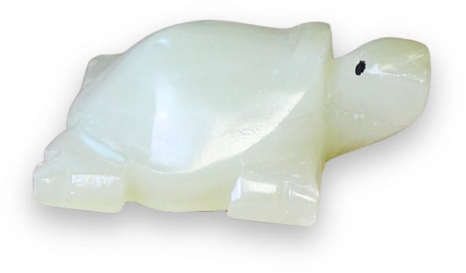 Dierfiguur Schildpad Aragoniet (Onyxmarmer)