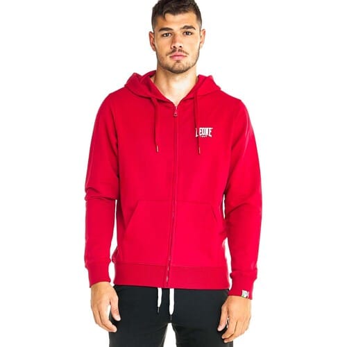 Capuchon sweaters Leone 1947 Man Hoody Full Zip Basic Small Logo