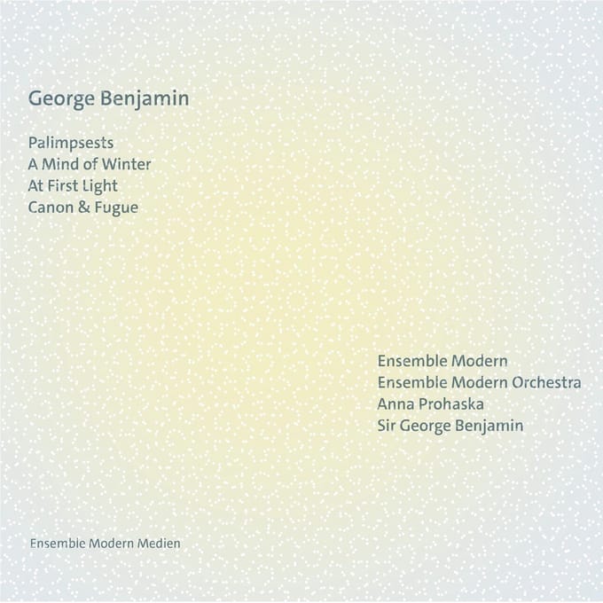 Ensemble Modern Orchestra & Sir George Benjamin - George Benjamin: Ensemble Modern (CD)