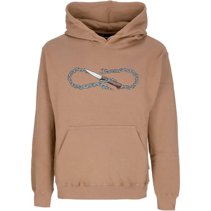 Herenhoodie Logo Chain Hoodie Camel