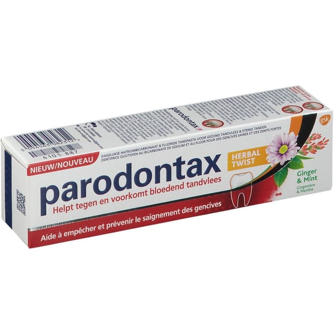 Parodontax - Tandpasta - Herbal Twist - Ginger & Mint - 75ml