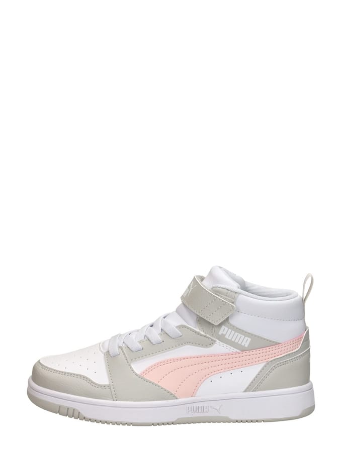 PUMA Puma Rebound V6 Mid AC+ PS FALSE Sneakers - PUMA White-Frosty Pink-Sedate Gray