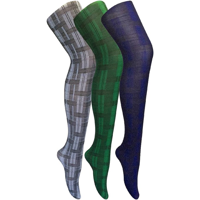 3 Pair Multipack Dames 80 Denier Panty's | Zachte Geprinte Panty's