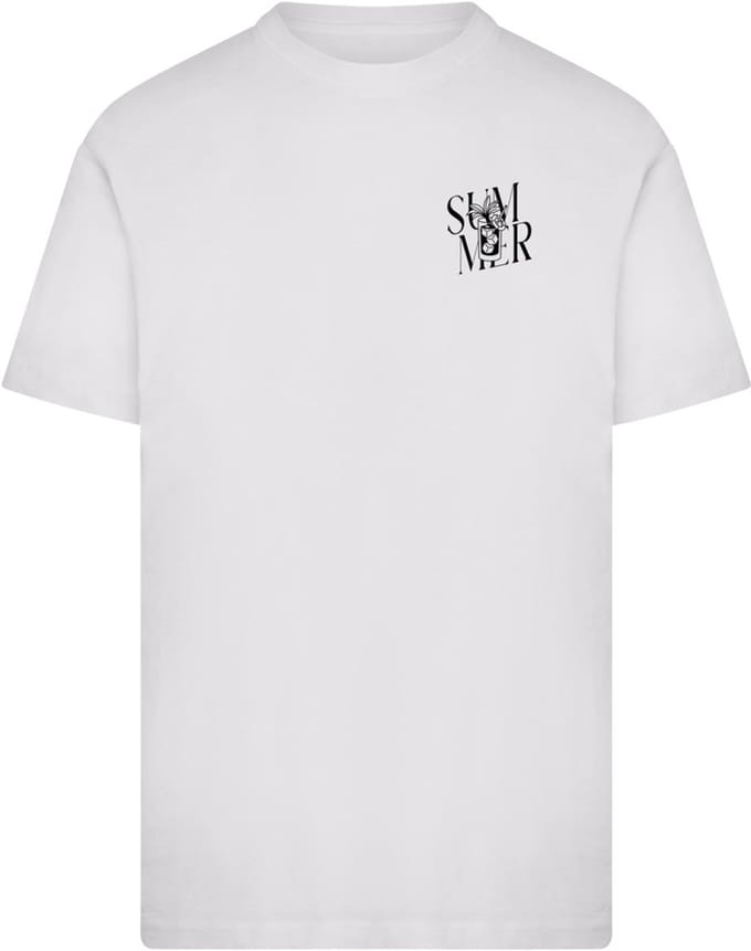 Mister Tee - Summer On My Mind Heren Tshirt - L - Wit