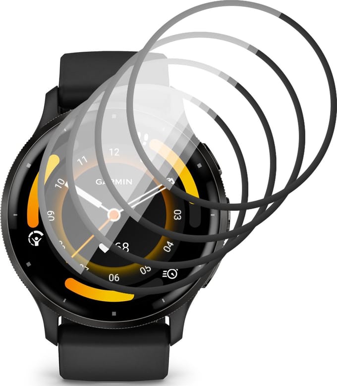 Screenprotector geschikt voor Garmin Venu 3 - 4x FlexGuard Screen Protector