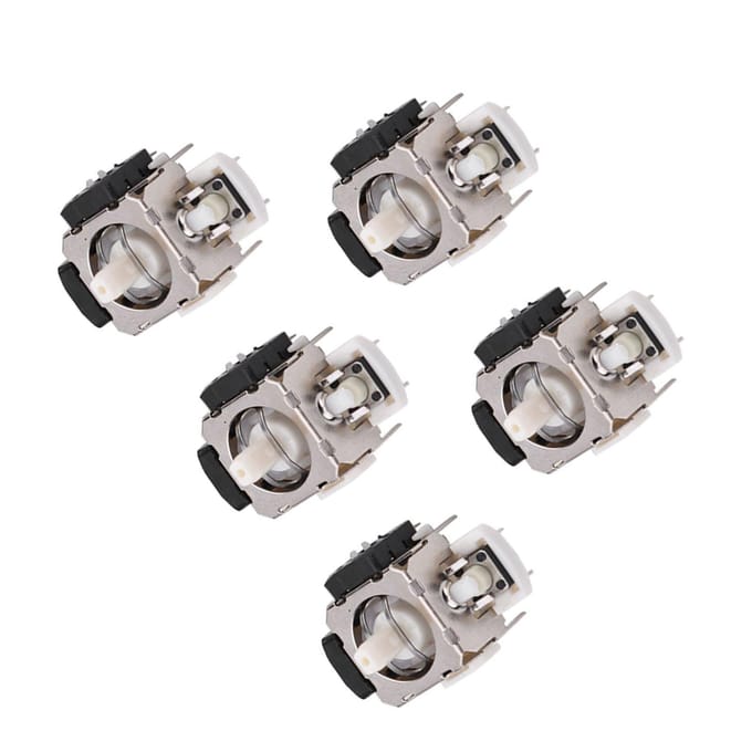 5 Stuks Analoge Stick 3D Joystick Vervanging voor Xbox 360 Draadloze Controller gray