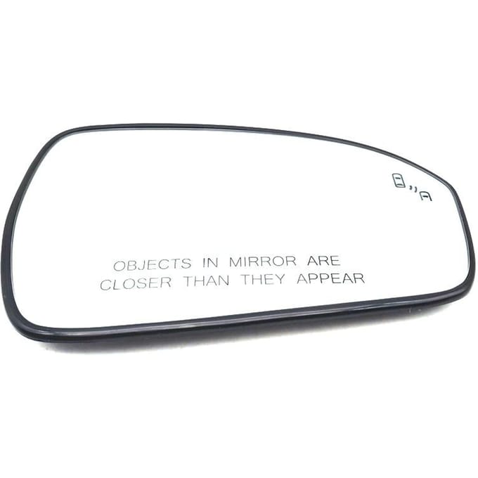 Verre de rétroviseur droit avec détection d'angle mort pour Ford Fusion 2013-2020 gray