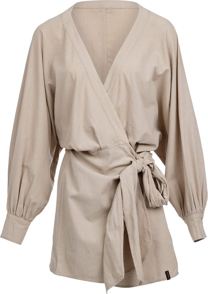 Brunotti - Alba - Jurkje Feather Grey - Dames - Loose Fit - Lange mouwen - L