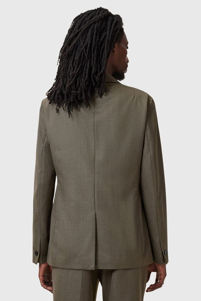 AllSaints Ward Blazer Khaki Brown Größe: 42 | Blazer Outlet | Herren | Braun