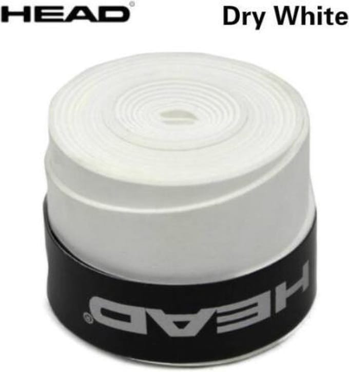HEAD Overgrip | Antislip | Dry | Tennis grip | Padel grip | Wit