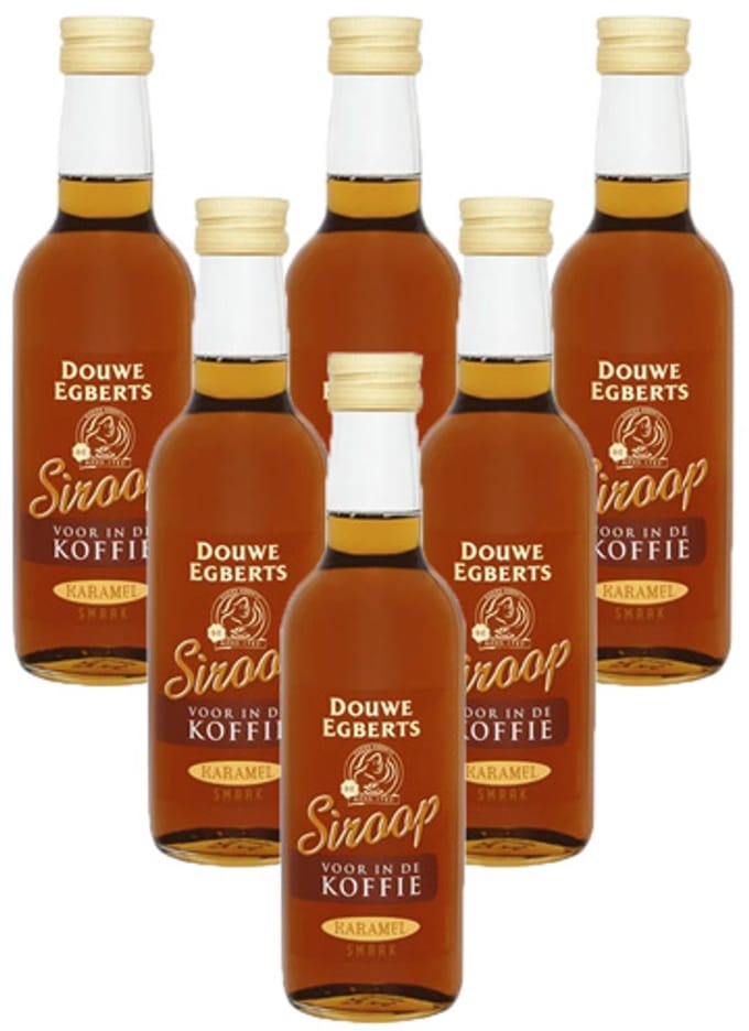 Douwe Egberts - Karamel Koffiesiroop - 6x 250ml