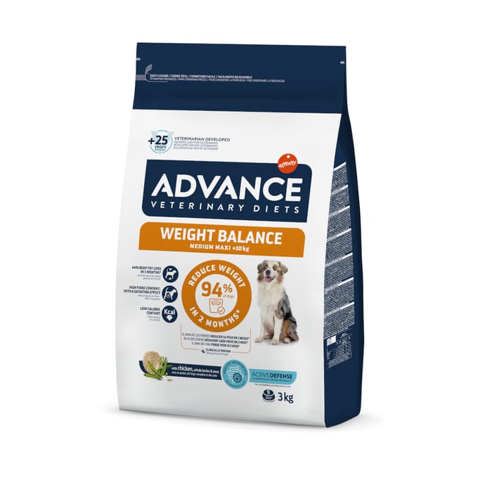 Advance Veterinary Diets Weight Balance Medium/Maxi Hondenvoer - 3 kg