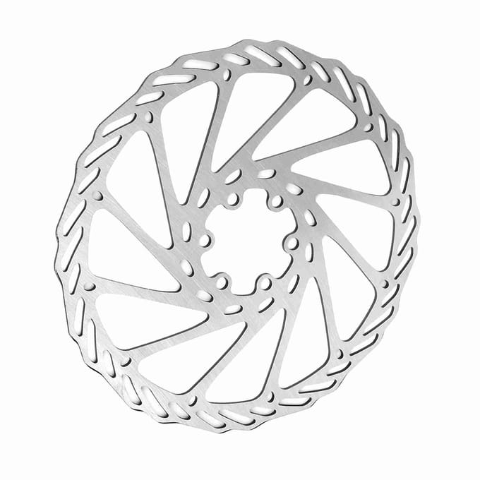 Mountainbike RVS Remschijf Fiets Remblok Remonderdeel (180 mm) white
