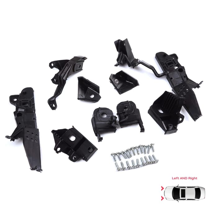 BHL569 Koplamp Houder Bevestiging Reparatie Beugel Lip Set Links Rechts voor Renault Clio MK5 B7 BF 2019-On 260E70544R 260E69870R
