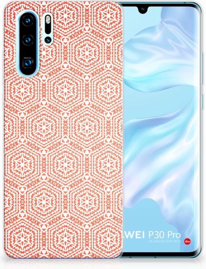 Huawei P30 Pro TPU bumper Pattern Orange