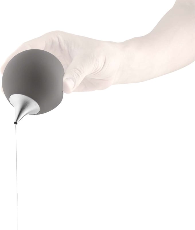 Eva Solo - Zeepdispenser 75 ml - Grijs - Siliconen - Roestvast Staal - Nylon