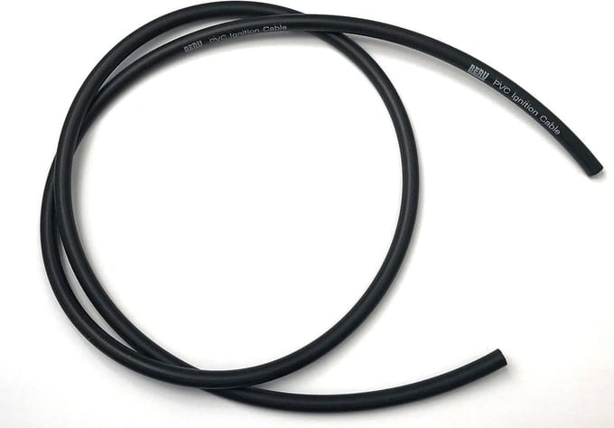 7mm Zwarte Ontstekingskabel Koper 1 Meter voor Motorfiets en Scooter