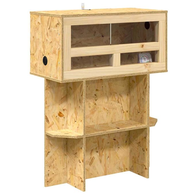 vidaXL Terrarium Bruin 60 x 30 x 80 cm OSB