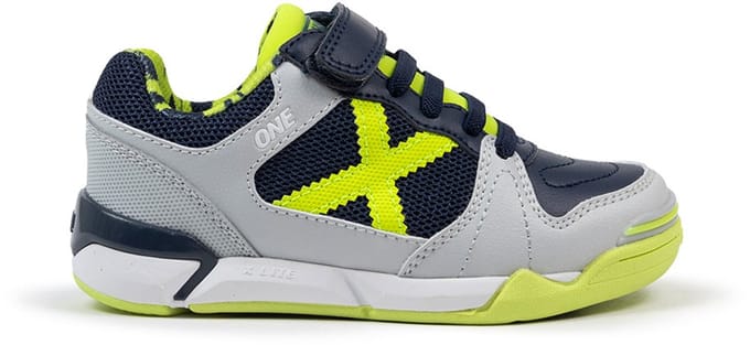 Munich One Velcro 76 Zaalschoenen Grijs EU 31 Kinderen
