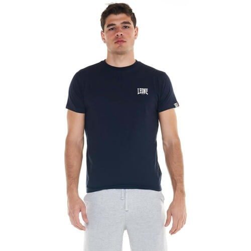 T-shirt Korte Mouw Leone 1947 Man Short Sleeves Small Logo