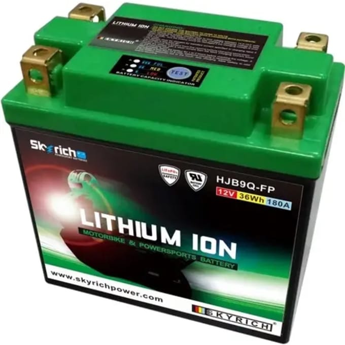 Skyrich Lib9 12v 3ah Lithiumbatterij Transparant