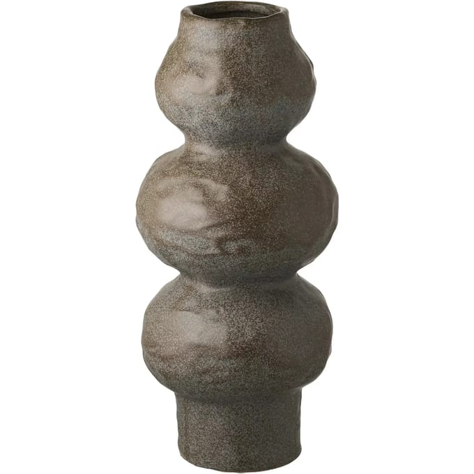 Sola vaas Ø14,5cm donkergrijs.
