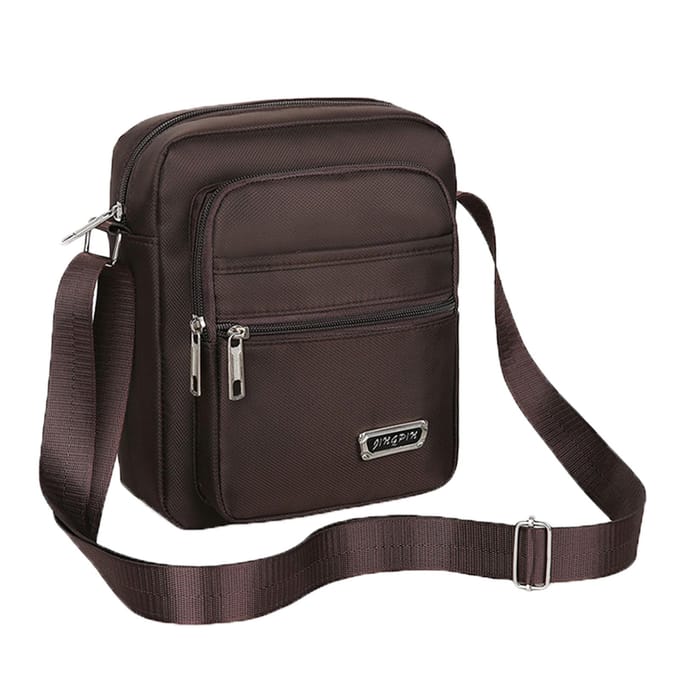 Vierlaags waterdichte ritssluiting met enkele schouder Messenger Bag Zakelijke tas Portemonnee One Size