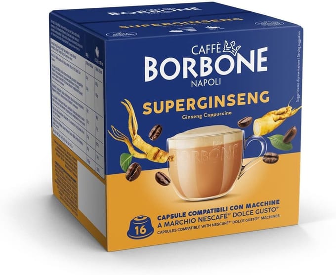 Caffè Borbone Selection - Dolce Gusto - Superginseng - 16 capsules