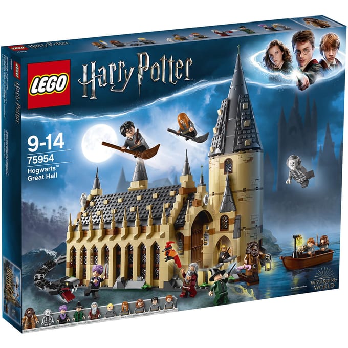 LEGO 75954 Harry Potter Hogwarts Zweinstein Grote Zaal, Kasteel Bouwset met Poppetjes, Speelgoed voor Kinderen vanaf 9 Jaar