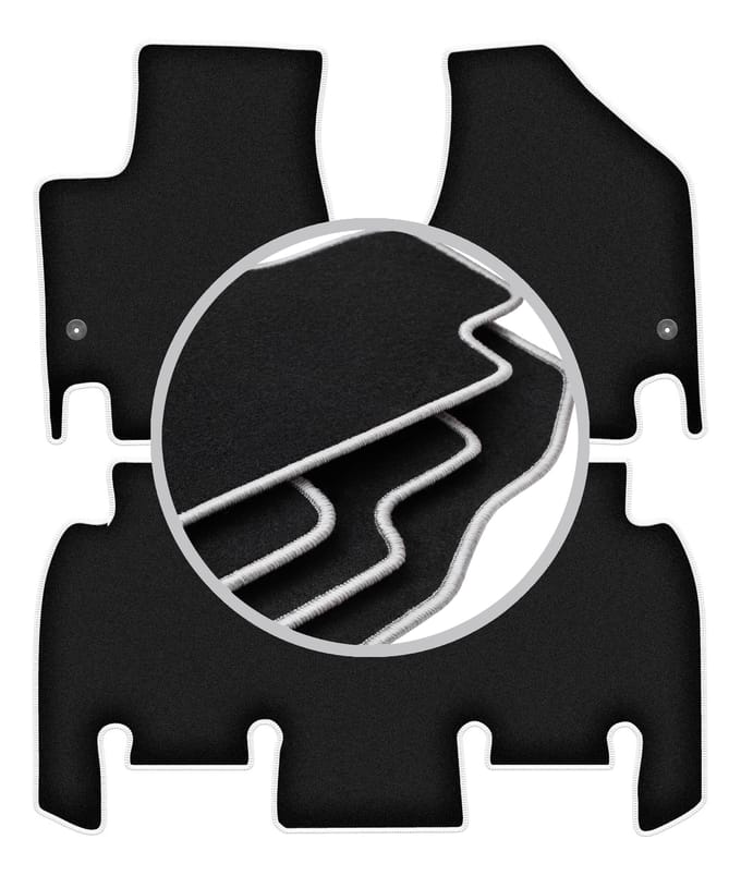 CARLUX-SILVER automatten voor: Chrysler Pacifica RU minivan (2016-)