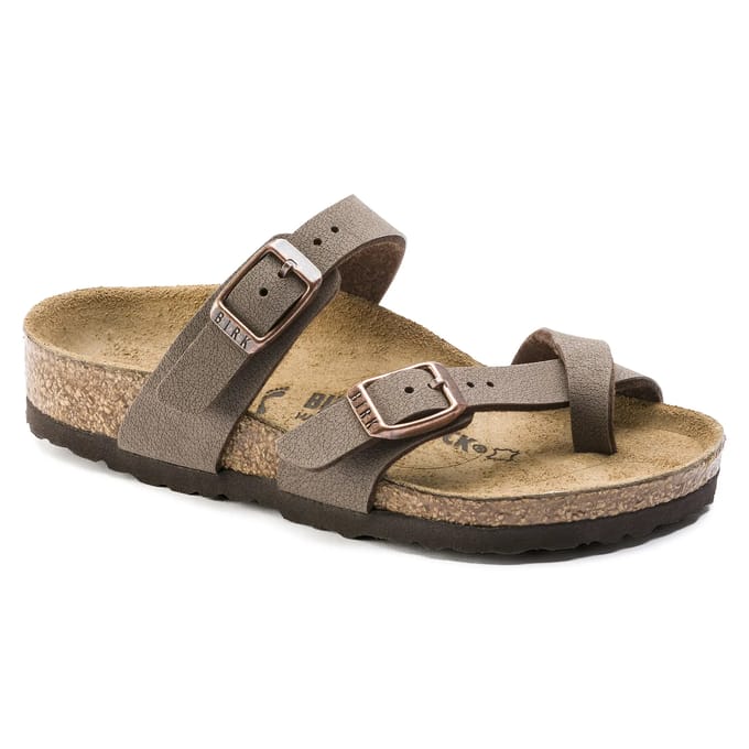 Nubuck meisjessandalen Birkenstock Mayari Birko-Flor