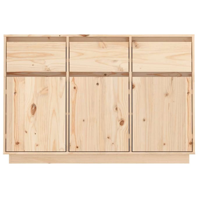 vidaXL - Dressoir - 111x36x75 - cm - massief - grenenhout