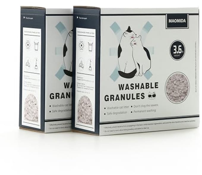 Composteerbare Wasbare Kattenbak Granulaat voor Katten Toilet Training - 3,3 kg