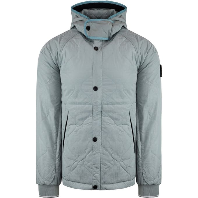 Weekend Offender Retro 80's Manilla Heren Ijsblauwe Jas