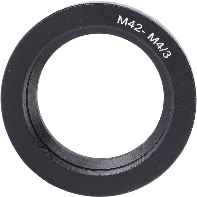 M42 naar M4 3 Lens Mount Adapter Aluminiumlegering Dunne M42 Lens naar M4 3 Camera Lens Adapter voor Mirrorless Camera gray