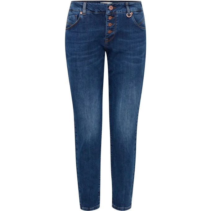 Losvallende jeans voor dames Pulz Jeans Mary
