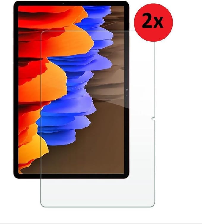 Screenprotector Geschikt voor Samsung Galaxy Tab A7 2020 - Screenprotector Samsung Galaxy Tab A7 2022 - 10.4 inch - Beschermglas Tempered Gehard Glass 2x