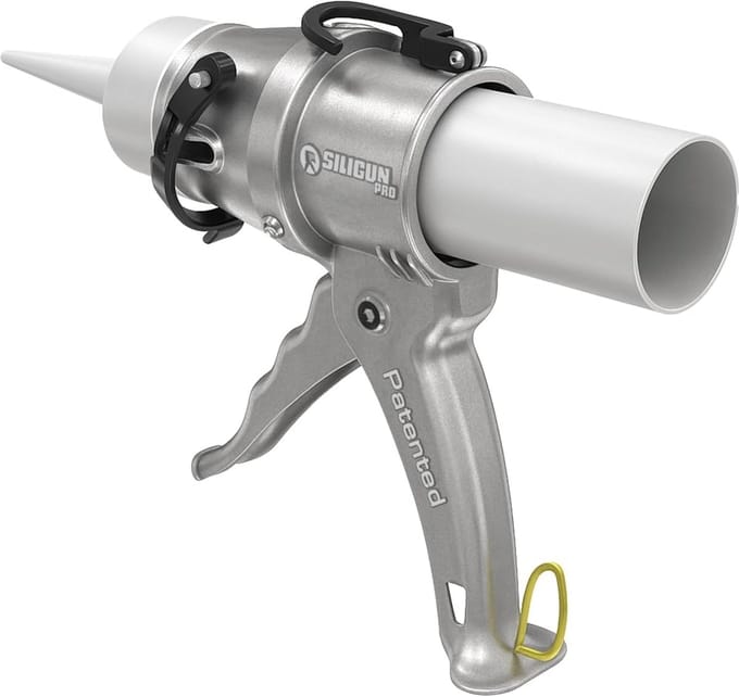 Kitpistool - Kitspuit - Kit aanbrengen - Compact ontwerp - 4 inch - Aluminium