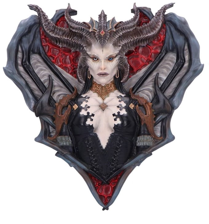 Nemesis Now Diablo - Lilith 30cm Muurdecoratie - Multicolours